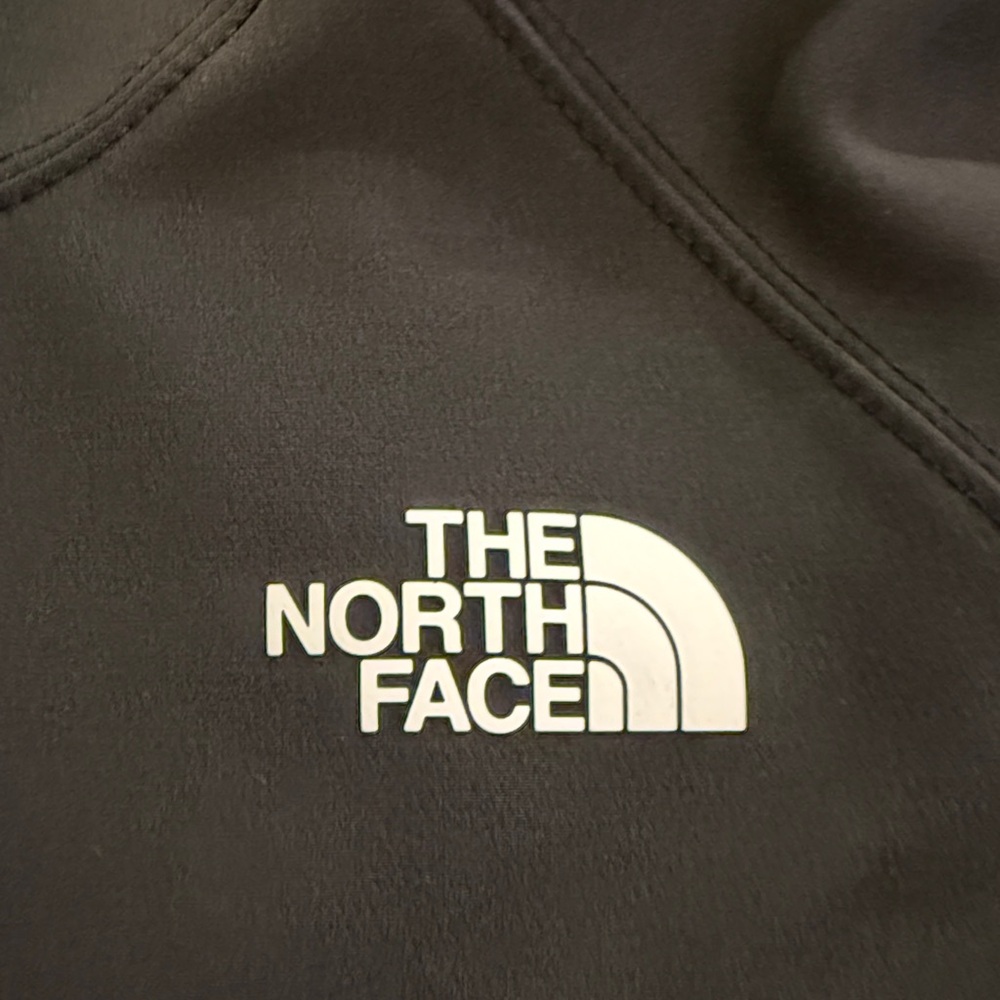 Ladies The North Face Gray Hooded Jacket - Picture 2 of 6
